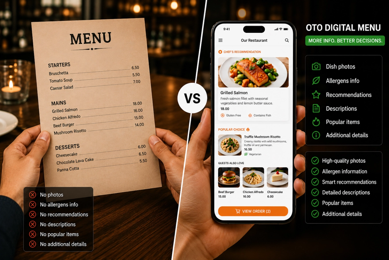 QR Menu vs Paper Menu: What Really Changes in Customer Behavior