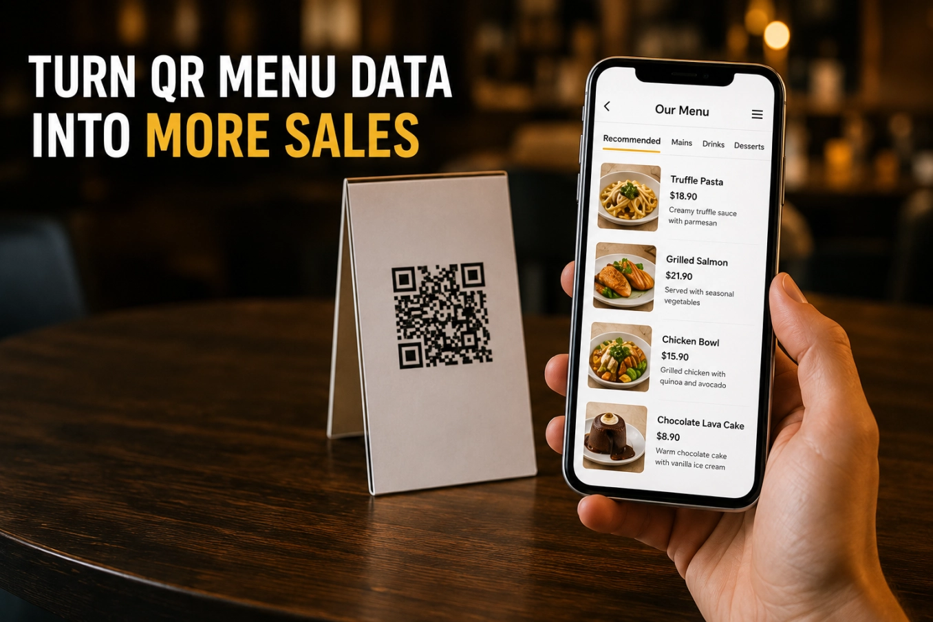 How Restaurants Increase Sales Using QR Menu Data