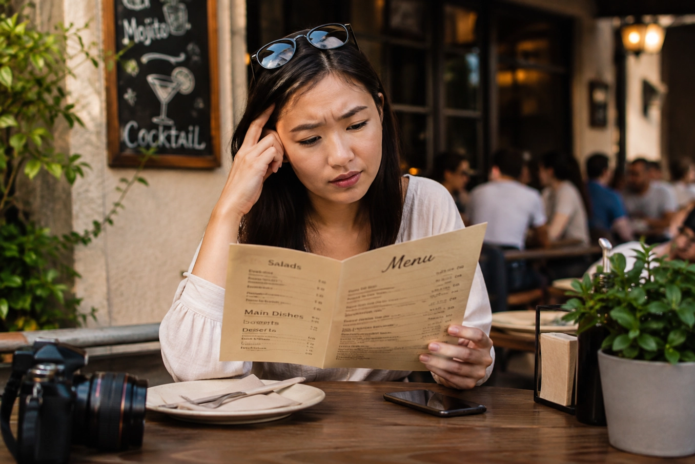 Restaurants lose sales when guests read in their second language